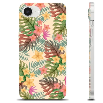Husă TPU - iPhone 16e - Flori Roz