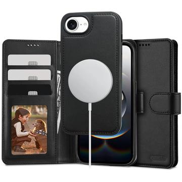 Husa portofel iPhone 16e Tech-Protect 2-in-1 - compatibilă cu Magsafe - Negru