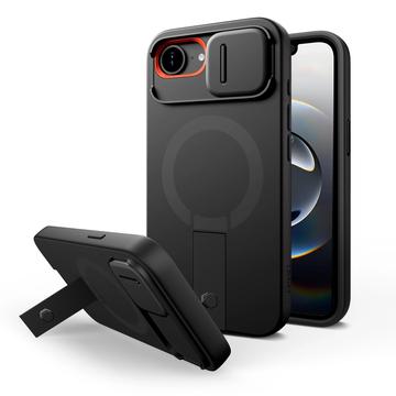 Husă iPhone 16e Tech-Protect Kevlar Aura - compatibilă cu MagSafe - Negru