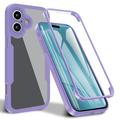 Husă iPhone 17 - 360 Protection - Violet / Clar