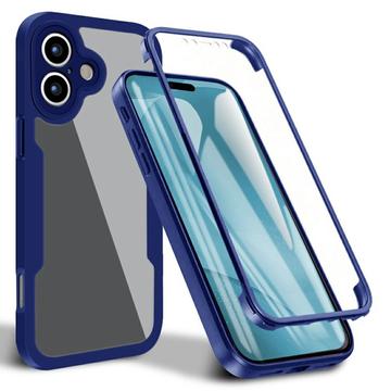 Husă iPhone 17 - 360 Protection - Albastru / Clar