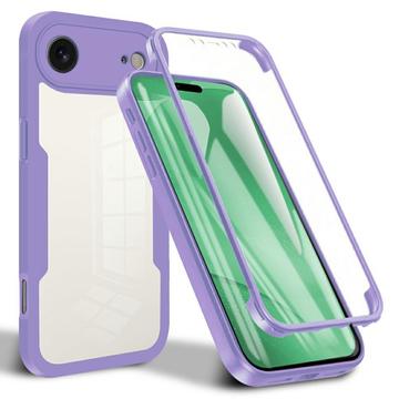 Husă iPhone 17 Air - 360 Protection - Violet / Clar