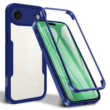 Husă iPhone 17 Air - 360 Protection - Albastru / Clar
