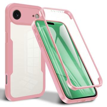 Husă iPhone 17 Air - 360 Protection - Roz / Clar