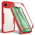 Husă iPhone Air - 360 Protection - Roșu / Clar