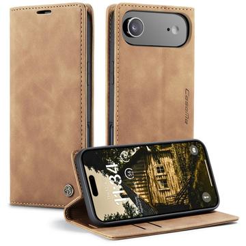 Husă Portofel iPhone 17 Air - Caseme 013 - Maro