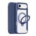 Husă cu rabat magnetic iPhone Air Dux Ducis Skin X Pro - Albastru