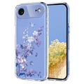 iPhone Air Husă TPU cu model floral - Violet