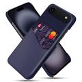 Husă cu Buzunar Card iPhone Air - KSQ - Albastru