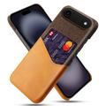 Husă cu Buzunar Card iPhone Air - KSQ - Portocaliu