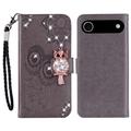 Husa portofel cu strasuri iPhone Air - Gri