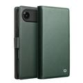 Husă detașabilă din piele pentru portofel 2-in-1 iPhone Air Qialino - MagSafe compatibil - Verde