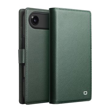 Husă detașabilă din piele pentru portofel 2-in-1 iPhone Air Qialino - MagSafe compatibil - Verde
