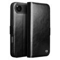 Husă Piele Portofel iPhone 17 Air - Qialino Classic - Negru