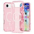 Husă Hibrid iPhone 17 Air - Stylish Glitter - Compatibil MagSafe - Roz