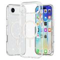 Husă Hibrid iPhone 17 Air - Stylish Glitter - Compatibil MagSafe - Biel