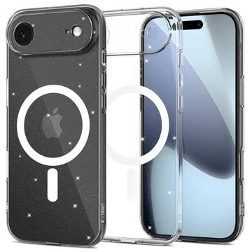Husă TPU iPhone 17 Air Tech-Protect FlexAir Glitter MagSafe - Transparent