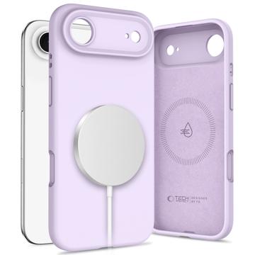 Husă din silicon lichid iPhone Air Tech-Protect - MagSafe compatibil - Mauve