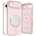 Husă din silicon lichid iPhone Air Tech-Protect - MagSafe compatibil - Perla Roz