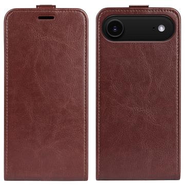 Husă Flip Vertical iPhone 17 Air - Slot Card - Maro