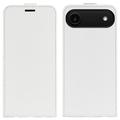 Husă Flip Vertical iPhone 17 Air - Slot Card - Alb