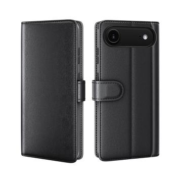 Husă Piele Portofel cu Kickstand iPhone 17 Air - Negru