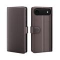 Husă Piele Portofel cu Kickstand iPhone 17 Air - Maro