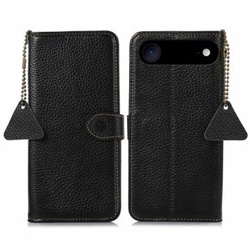 Husă Piele Portofel cu RFID iPhone 17 Air - Negru
