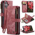 Husă Portofel iPhone 17 - Caseme C30 Multifunctional - Roșu