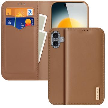 Husă Piele Portofel iPhone 17 - Dux Ducis Hivo - Maro