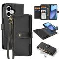 Husă portofel din piele cu husa magnetica iPhone 17 Dux Ducis Lawa