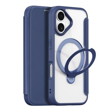 Husă cu rabat magnetic iPhone 17 Dux Ducis Skin X Pro - Albastru
