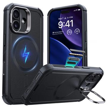 Husă Hibridă MagSafe iPhone 17 ESR Cyber Kickstand - Negru