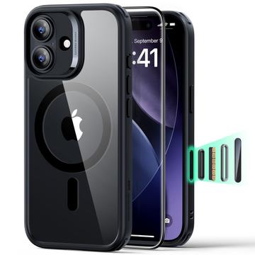 Set hibrid iPhone 17 ESR HaloLock MagSafe Classic - Transparent Negru