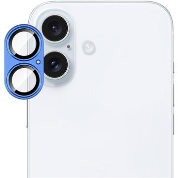 Protector complet pentru lentilele camerei, din metal și sticlă securizată iPhone 17 Imak - Albastru Cer