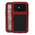Husă Hibridă iPhone 17 Love Mei Powerful - Roșu