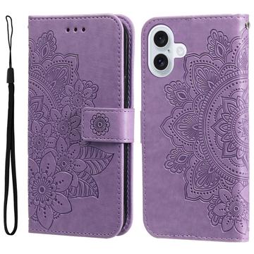 Husă Portofel iPhone 17 - Mandala - Violet