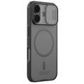 Husă Hibrid iPhone 17 - Nillkin CamShield Pro Magnetic - Negru translucid