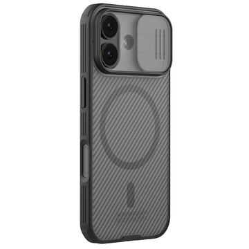 Husă Hibrid iPhone 17 - Nillkin CamShield Pro Magnetic - Negru translucid