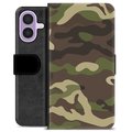 Husă Portofel Premium - iPhone 17 - Camo