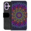 Husă Portofel Premium - iPhone 17 - Mandala Colorată