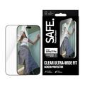 Protector de ecran din sticlă temperată iPhone 17 Pro/18 Pro PanzerGlass Safe Ultra-Wide Fit - 9H - Marginea neagră