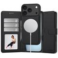 Husa portofel iPhone 17 Pro/18 Pro Tech-Protect 2-in-1 - compatibilă cu Magsafe - Negru