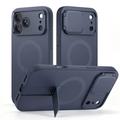 Husă iPhone 17 Pro/18 Pro Tech-Protect Kevlar Aura - compatibilă cu MagSafe - Albastru marin