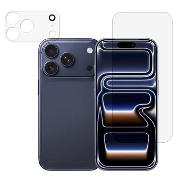 Set 2-în-1 iPhone 17 Pro Protector de Ecran din Sticlă Temperată și Lentilă pentru Cameră