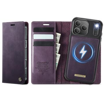 Husă portofel detașabilă 2-în-1 iPhone 17 Pro Caseme C49 - compatibil MagSafe, RFID - Violet