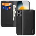 Husă Piele Portofel iPhone 17 Pro - Dux Ducis Hivo - Negru