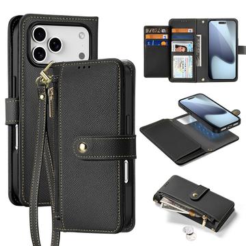 Husă portofel din piele cu husa magnetica iPhone 17 Pro Dux Ducis Lawa