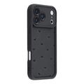 iPhone 17 Pro Husă TPU rezistentă la șocuri cu model de inimă și margini ridicate