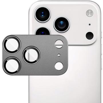 Protector complet pentru lentilele camerei, din metal și sticlă securizată iPhone 17 Pro Imak - gri